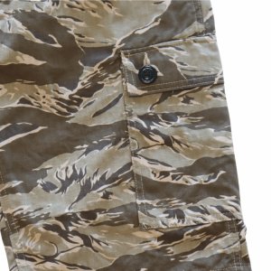 画像6: CUSHMAN クッシュマン x MATTSONS マットソンズ 62461 CARGO SHORT PANTS EASY WAIST カーゴショートパンツ イージーウエスト タイガーカモ レオパード アメカジ コットン100％ 日本製