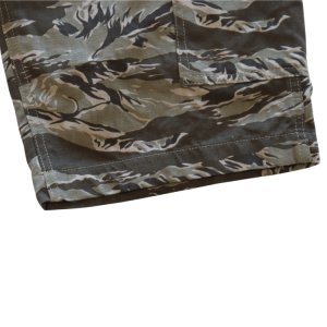 画像8: CUSHMAN クッシュマン x MATTSONS マットソンズ 62461 CARGO SHORT PANTS EASY WAIST カーゴショートパンツ イージーウエスト タイガーカモ レオパード アメカジ コットン100％ 日本製