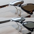 画像14: ORGUEIL オルゲイユ OR-7358B/D Flip-Up Glass フリップアップグラス サングラス メガネ 跳ね上げ Black / Demi クラシカル眼鏡シリーズ ウェリントンタイプ オリジナルハードケース 日本製