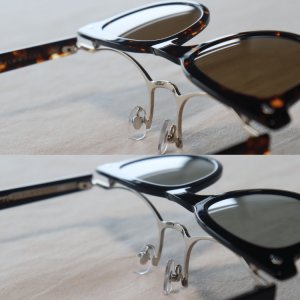 画像16: ORGUEIL オルゲイユ OR-7358B/D Flip-Up Glass フリップアップグラス サングラス メガネ 跳ね上げ Black / Demi クラシカル眼鏡シリーズ ウェリントンタイプ オリジナルハードケース 日本製