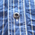 画像9: JELADO/ジェラード JP12123 JELADO Unionworkers S/S Shirt/ ジェラード ユニオンワーカーズシャツ WABASHストライプ 半袖シャンブレーシャツ 襟ダブルステッチ 身頃トリプルステッチ ユニオンチケット メタルボタン フラップポケット 日本製