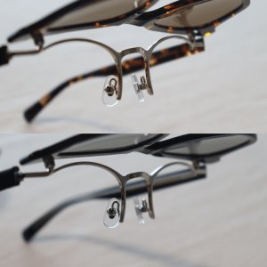 画像17: ORGUEIL オルゲイユ OR-7358B/D Flip-Up Glass フリップアップグラス サングラス メガネ 跳ね上げ Black / Demi クラシカル眼鏡シリーズ ウェリントンタイプ オリジナルハードケース 日本製