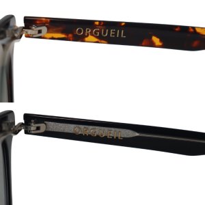 画像8: ORGUEIL オルゲイユ OR-7358B/D Flip-Up Glass フリップアップグラス サングラス メガネ 跳ね上げ Black / Demi クラシカル眼鏡シリーズ ウェリントンタイプ オリジナルハードケース 日本製