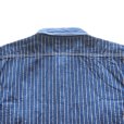画像13: JELADO/ジェラード JP12123 JELADO Unionworkers S/S Shirt/ ジェラード ユニオンワーカーズシャツ WABASHストライプ 半袖シャンブレーシャツ 襟ダブルステッチ 身頃トリプルステッチ ユニオンチケット メタルボタン フラップポケット 日本製