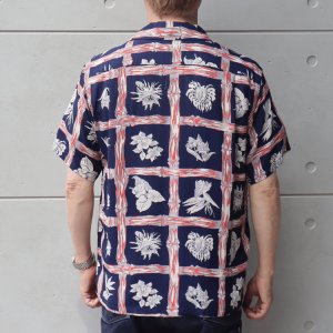 画像3: SUN SURF サンサーフ SS39419 RAYON HAWAIIAN SHIRT “ISLAND PLANTS” レーヨンハワイアンシャツ  カメハメハ・ガーメント アイランドプランツ 半袖 日本製 made in japan