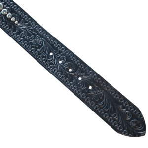 画像6: DAPPER'S × ACE WESTERN BELTS Lot.1792 GO From Tokyo Design Studs Belt Made by ACE WESTERN BELTS ダッパーズ エースウエスタンベルト 職人手打ち スタッズベルト ラウンドヘッドスポッツ 真鍮素材ニッケルメッキ仕上げ