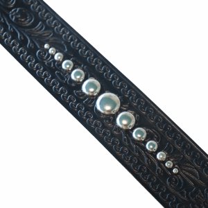 画像9: DAPPER'S × ACE WESTERN BELTS Lot.1792 GO From Tokyo Design Studs Belt Made by ACE WESTERN BELTS ダッパーズ エースウエスタンベルト 職人手打ち スタッズベルト ラウンドヘッドスポッツ 真鍮素材ニッケルメッキ仕上げ