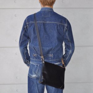 画像11: ART BROWN アートブラウン VGC00074AB Chromexcel Sacoche  クロムエクセル サコッシュ ショルダーバッグ 本革 Horween社製 ホームウェン社 クロムエクセル プルアップレザー エイジング ダブルステッチ ヴィンテージ  日本製