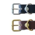 画像3: ARTBROWN アートブラウン VDB21166AB VGB21166AB Concho Belt コンチョベルト アンブレラスタッズ 帯幅20mm クロムエクセルレザー スタッズベルト ブラック チョコ エイジング 日本製 madeinjapan