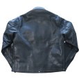 画像13: Bilt Buck by ATTRACTIONS ビルトバック バイ アトラクションズ Lot. 575 Horsehide TT Riders Jacket 黒にこだわった 馬革 シングルライダース カゼインフィニッシュ フルベジタブルタンニング ホースハイド レザージャケット シングルブレスト モーターサイクルジャケット