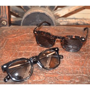 画像2: ORGUEIL オルゲイユ OR-7358B/D Flip-Up Glass フリップアップグラス サングラス メガネ 跳ね上げ Black / Demi クラシカル眼鏡シリーズ ウェリントンタイプ オリジナルハードケース 日本製