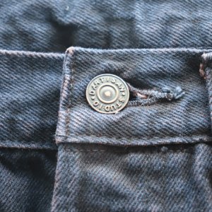 画像9: STUDIO D'ARTISAN ステュディオダルチザン D1908 ベンガラ染めジーンズ 古代色「ベンガラ」「土染め」14oz リラックステーパード ワンウォッシュ 大地の恵み 大地の赤 made in japan 国産ジーンズ