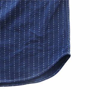 画像10: Dalee's & Co ダリーズアンドコー Calico.F...30s Calico SHIRT キャラコシャツ 1920年代 インディゴウォバッシュドレス&ワークスタイル チンストラップ 前立て裾フラップ ダブルカフス ONE WASH ワンウォッシュ 日本製 madeinjapan