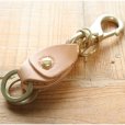 画像3: BUTLER VERNER SAILS バトラーバーナーセイルズ JA-1897 DOUBLE KEY HOLDER ダブルキーホルダー ブラス×栃木レザー 牛革 真鍮金具 ジャム瓶パッケージ 日本製 Made in JAPAN