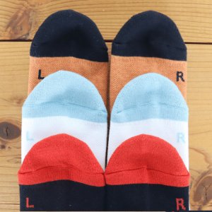 画像6: SAMURAI JEANS サムライジーンズ SJKS25-NEL 刺繍クルーソックス SAMURAI刺繍 ゴムプリント 滑り止め仕様 グッズ ソックス 靴下 日本製