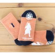 画像5: SAMURAI JEANS サムライジーンズ SJKS25-NEL 刺繍クルーソックス SAMURAI刺繍 ゴムプリント 滑り止め仕様 グッズ ソックス 靴下 日本製