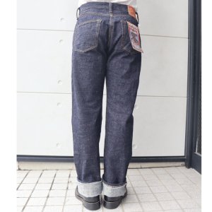 画像4: SAMURAIJEANS サムライジーンズ 零+ストレートモデル S5100VX ZERO PLUS STRAIGHT MODEL オリジナルデニム 17oz 鉄製松ノ木ボタン セカンド デニム ジーンズ 2nd type jeans コットン cotton ワンウォッシュ one wash 日本製 madeinjapan