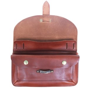 画像5: 池之端銀革店 Haru HC-535 イタリアンレザー 3wayショルダーウォレット バッグ一体型 ショルダーウォレット Haruバージョン ウェストポーチ ショルダーバッグ サンドキャスト エイジング加工 革製品 日本製