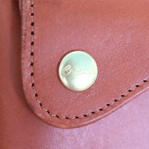 画像4: 池之端銀革店 Cramp Cr-158 イタリアンシュリンクレザー Wフラップ 二つ折り財布 ギャルソン式コインポケット 高機能 2つ折りウォレット Wフラップデザイン  イタリアンシュリンクレザー 革製品 日本製