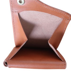 画像7: 池之端銀革店 Cramp Cr-158 イタリアンシュリンクレザー Wフラップ 二つ折り財布 ギャルソン式コインポケット 高機能 2つ折りウォレット Wフラップデザイン  イタリアンシュリンクレザー 革製品 日本製