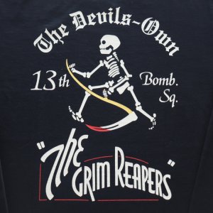 画像12: BUZZ RICKSON'S バズリクソンズ BR69628 L/S T-SHIRT 13th BOMB.SQ.THE GRIM REAPERSプリント長袖ミリタリーＴシャツ 第13爆撃飛行隊 アメリカ製ボディ 米空軍史上最も古い飛行隊