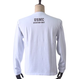 画像3: BUZZ RICKSON'S バズリクソンズ BR69627 L/S T-SHIRT VMF-241 SONS OF SATAN プリント長袖ミリタリーＴシャツ アメリカ製ボディ 海兵戦闘飛行隊 ミッドウェー海戦 黒い影の悪魔 綿100%