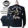 画像1: BUZZ RICKSON'S バズリクソンズ BR69628 L/S T-SHIRT 13th BOMB.SQ.THE GRIM REAPERSプリント長袖ミリタリーＴシャツ 第13爆撃飛行隊 アメリカ製ボディ 米空軍史上最も古い飛行隊 (1)