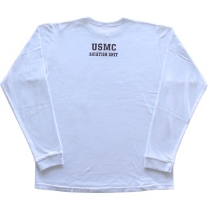 画像10: BUZZ RICKSON'S バズリクソンズ BR69627 L/S T-SHIRT VMF-241 SONS OF SATAN プリント長袖ミリタリーＴシャツ アメリカ製ボディ 海兵戦闘飛行隊 ミッドウェー海戦 黒い影の悪魔 綿100%