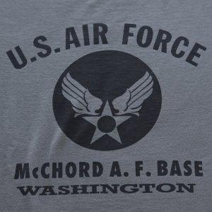 画像7: BUZZ RICKSON'S バズリクソンズ BR69626 L/S T-SHIRT McCHORD A.F. BASE プリント長袖ミリタリーＴシャツ AIR FORCE アメリカ製ボディワシントン州ピアース郡 マッコード空軍基地 ミリタリーTシャツ