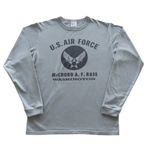 画像4: BUZZ RICKSON'S バズリクソンズ BR69626 L/S T-SHIRT McCHORD A.F. BASE プリント長袖ミリタリーＴシャツ AIR FORCE アメリカ製ボディワシントン州ピアース郡 マッコード空軍基地 ミリタリーTシャツ