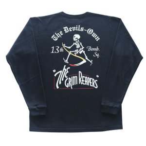画像10: BUZZ RICKSON'S バズリクソンズ BR69628 L/S T-SHIRT 13th BOMB.SQ.THE GRIM REAPERSプリント長袖ミリタリーＴシャツ 第13爆撃飛行隊 アメリカ製ボディ 米空軍史上最も古い飛行隊