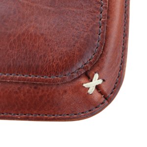 画像11: 池之端銀革店 Haru HC-522 イタリアンレザー ロングウォレット アシンメトリーデザイン ヴィンテージ加工 トチカン金具 サンドキャスト製 真鍮金具 オイルアップ オイルアップ 革製品 日本製