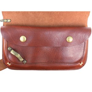 画像5: 池之端銀革店 Haru HC-522 イタリアンレザー ロングウォレット アシンメトリーデザイン ヴィンテージ加工 トチカン金具 サンドキャスト製 真鍮金具 オイルアップ オイルアップ 革製品 日本製