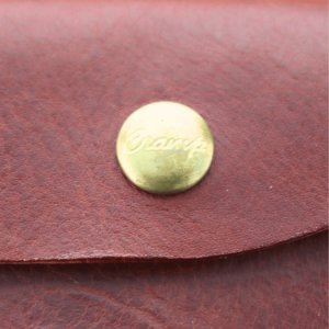 画像10: 池之端銀革店 Haru HC-522 イタリアンレザー ロングウォレット アシンメトリーデザイン ヴィンテージ加工 トチカン金具 サンドキャスト製 真鍮金具 オイルアップ オイルアップ 革製品 日本製