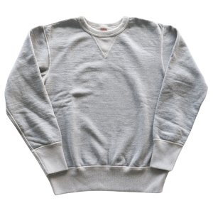 画像2: DELUXEWARE デラックスウエア S101-00 FLAT.SEAM PLAIN フラットシームプレーン 50s HEAVY SWEATER セットインスウェットシャツ 大人気定番 ガゼット Ｖ型 はめ込みフライス 最高品質 日本製