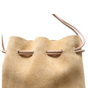 画像6: BUZZ RICKSON'S バズリクソンズ BR02877 COW SUEDE PURSE カウスエード レザーパース 巾着 M-43ブーツ ショルダーストラップ レザーコード 経年変化 エイジング 焼印 グッズ