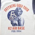 画像6: TOYS McCOY トイズマッコイ TMC2544 LONG SLEEVE TEE MARILYN MONROE "ANYTHING GOES TOUR" マリリンモンロー ロングスリーブTシャツ 長袖Yシャツ 2トーンカラー コットン 100% 日本製