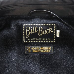 画像13: Bilt Buck by ATTRACTIONS ビルトバック バイ アトラクションズ Lot. 378 Horsehide Royal Half Coat ホースハイド ロイヤルハーフコート カーコート オイルフィニッシュ フルベジタブルタンニング・ホースハイド