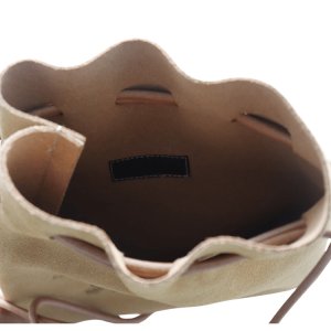 画像10: BUZZ RICKSON'S バズリクソンズ BR02877 COW SUEDE PURSE カウスエード レザーパース 巾着 M-43ブーツ ショルダーストラップ レザーコード 経年変化 エイジング 焼印 グッズ