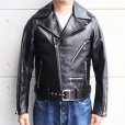 画像2: Bilt Buck by ATTRACTIONS ビルトバック バイ アトラクションズ Lot. 574 Horsehide Johnson Riders Jacket  ホースハイド ジョンソン ライダース ジャケット ダブルブレスト・モーターサイクルジャケット ダブルライダースジャケット (2)