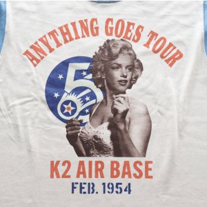 画像14: TOYS McCOY トイズマッコイ TMC2544 LONG SLEEVE TEE MARILYN MONROE "ANYTHING GOES TOUR" マリリンモンロー ロングスリーブTシャツ 長袖Yシャツ 2トーンカラー コットン 100% 日本製