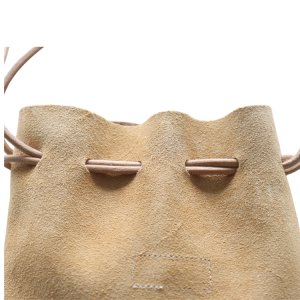 画像9: BUZZ RICKSON'S バズリクソンズ BR02877 COW SUEDE PURSE カウスエード レザーパース 巾着 M-43ブーツ ショルダーストラップ レザーコード 経年変化 エイジング 焼印 グッズ