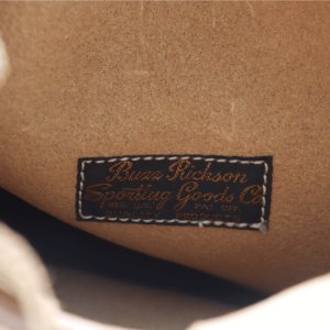 画像11: BUZZ RICKSON'S バズリクソンズ BR02877 COW SUEDE PURSE カウスエード レザーパース 巾着 M-43ブーツ ショルダーストラップ レザーコード 経年変化 エイジング 焼印 グッズ