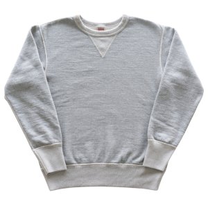 画像3: DELUXEWARE デラックスウエア S101-00 FLAT.SEAM PLAIN フラットシームプレーン 50s HEAVY SWEATER セットインスウェットシャツ 大人気定番 ガゼット Ｖ型 はめ込みフライス 最高品質 日本製