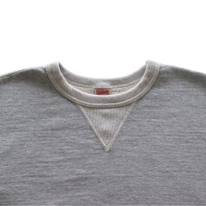 画像4: DELUXEWARE デラックスウエア S101-00 FLAT.SEAM PLAIN フラットシームプレーン 50s HEAVY SWEATER セットインスウェットシャツ 大人気定番 ガゼット Ｖ型 はめ込みフライス 最高品質 日本製