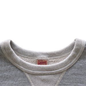 画像5: DELUXEWARE デラックスウエア S101-00 FLAT.SEAM PLAIN フラットシームプレーン 50s HEAVY SWEATER セットインスウェットシャツ 大人気定番 ガゼット Ｖ型 はめ込みフライス 最高品質 日本製