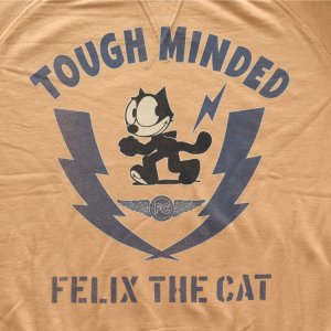 画像5: TOYS McCOY トイズマッコイ TMC2548 GARMENT DYING SWEAT SHIRT FELIX THE CAT "TOUGH MINDED" ガーメントダイ スウェットシャツ フィリックス 米海軍哨戒飛行隊 コットン 100% 後染め 日本製