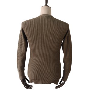画像3: JELADO ジェラード メガサーマル ヘンリーネック AB94236 Mega Thermal Henry Neck 肉厚で伸縮性のある 着心地の良い サーマルワッフル 防寒 保温 ミリタリー Tシャツ トップス 長袖