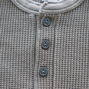 画像7: JELADO ジェラード メガサーマル ヘンリーネック AB94236 Mega Thermal Henry Neck 肉厚で伸縮性のある 着心地の良い サーマルワッフル 防寒 保温 ミリタリー Tシャツ トップス 長袖