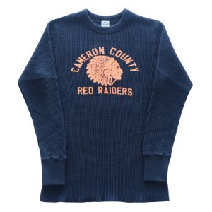 画像4: JELADO ジェラード  AB12233 Mega Thermal Red Raiders Print メガサーマル レッドレイダース プリント クルーネック ネイティブアメリカン柄 極厚で圧倒的な保温性 最高品質 防寒 保温 長袖